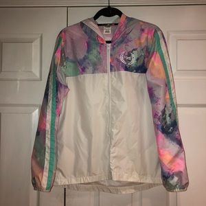 VS Pink Watercolor Anorak Jacket,Size-XS/S(?M)